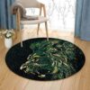 Lion Painting Round Carpet Floor Rug Living Room Bedroom Decor Round Area Rug Carpet