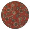 Liora Manne Riviera Floral Vine Round Carpet Floor Rug Living Room Bedroom Decor Round Area Rug Carpet
