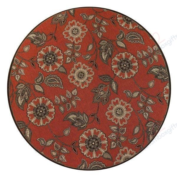 Liora Manne Riviera Floral Vine Round Carpet Floor Rug Living Room Bedroom Decor Round Area Rug Carpet Liora Manne Riviera Floral Vine Round Carpet Floor Rug Living Room Bedroom Decor Round Area Rug Carpet