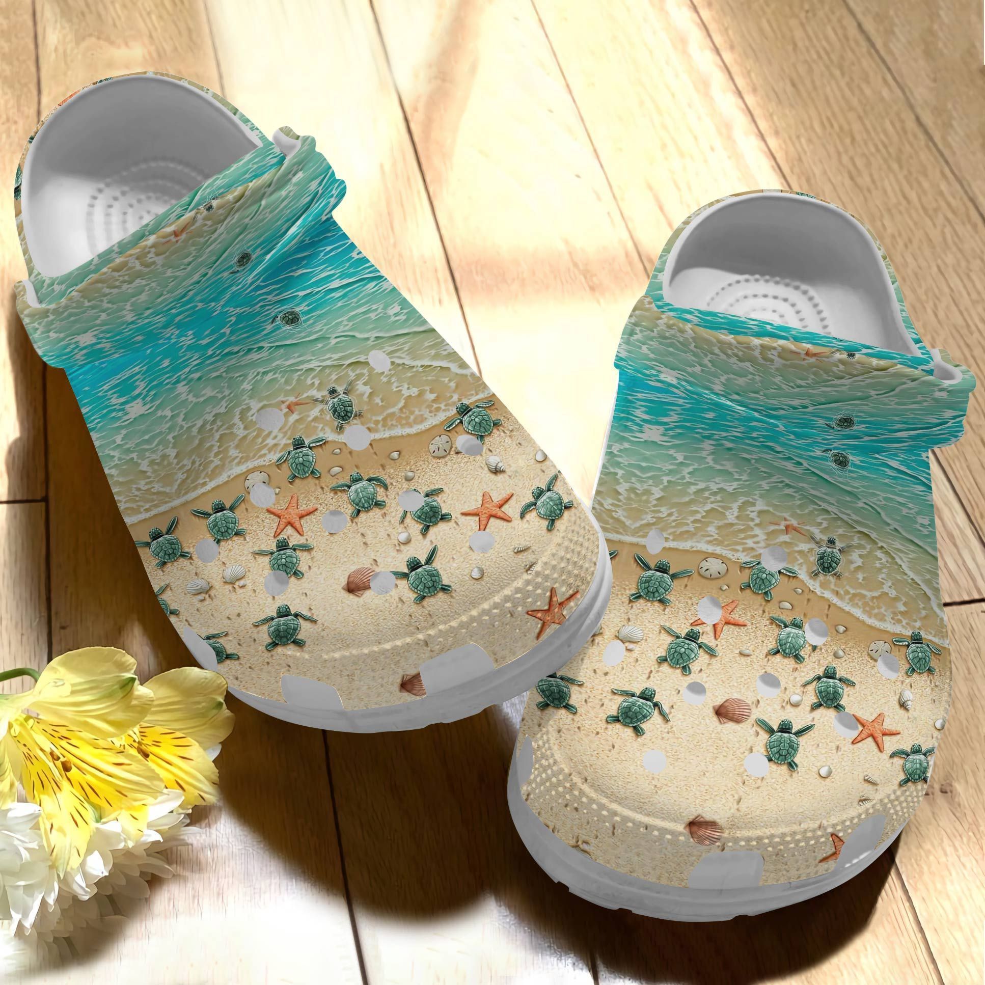 Little Turtle Shoes Crocs Clog – Beautiful Beach Shoes Crocbland Clog For Women Man Little Turtle Shoes Crocs Clog – Beautiful Beach Shoes Crocbland Clog For Women Man