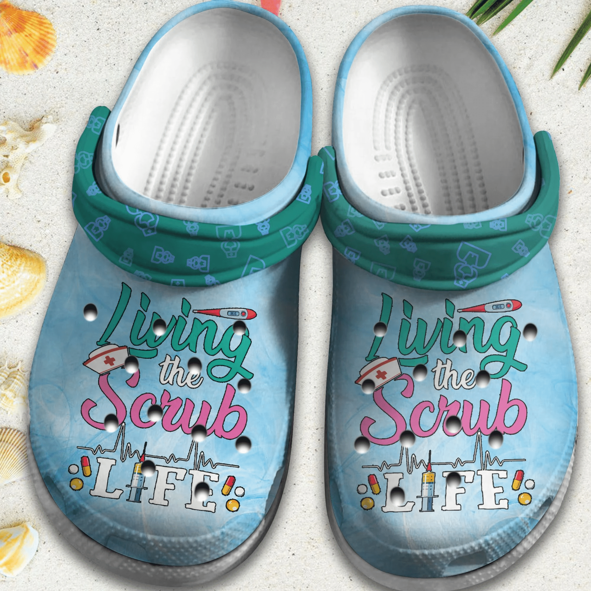 Living The Scrub Life Crocs Clog Shoes – Beautiful Nurse Life Crocbland Clog Birthday Gift For Man Woman Boy Girl Living The Scrub Life Crocs Clog Shoes – Beautiful Nurse Life Crocbland Clog Birthday Gift For Man Woman Boy Girl