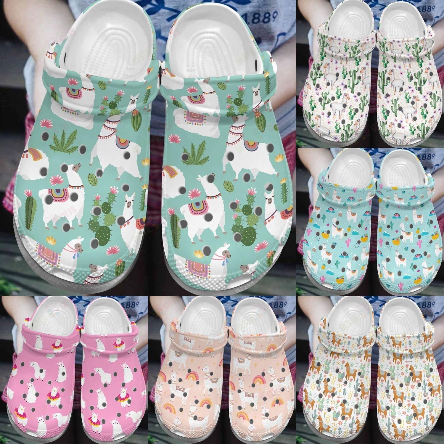 Llama Crocs Clog Classic Clog Llama Collection Shoes Llama Crocs Clog Classic Clog Llama Collection Shoes