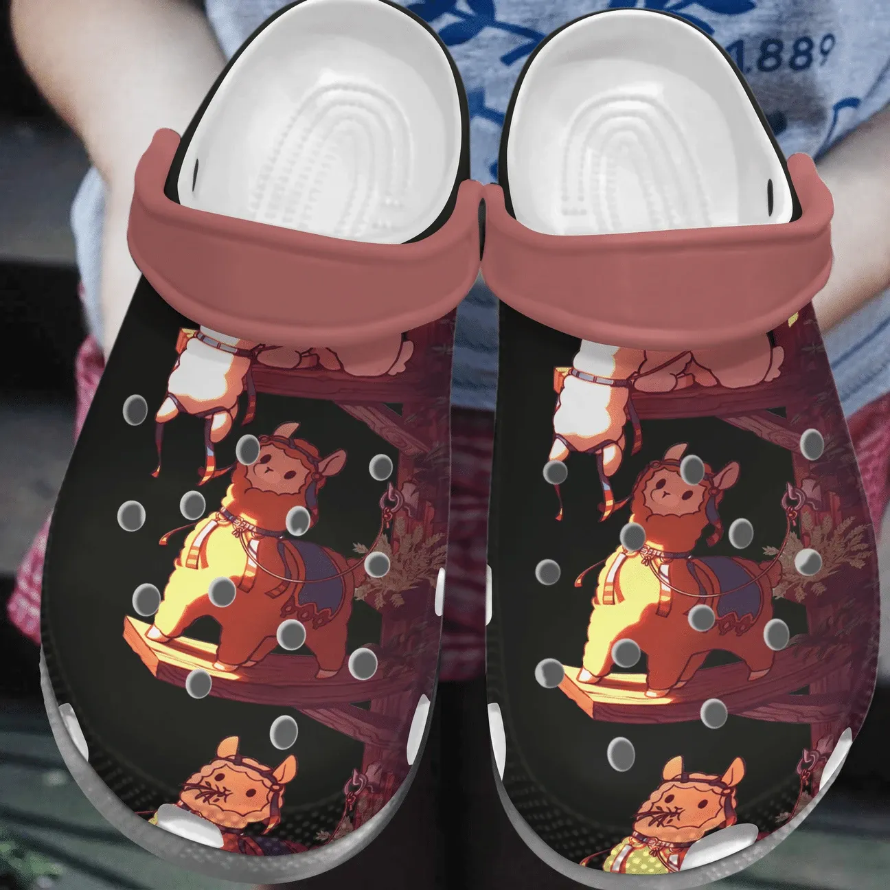 Llama Personalized Clog Custom Crocs Comfortablefashion Style Comfortable For Women Men Kid Print 3D Hi Llama Personalized Clog Custom Crocs Comfortablefashion Style Comfortable For Women Men Kid Print 3D Hi