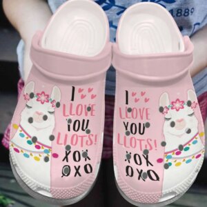 Llama Personalized Clog Custom Crocs Comfortablefashion Style Comfortable For Women Men Kid Print 3D I Love You