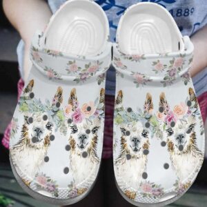Llama Personalized Clog Custom Crocs Comfortablefashion Style Comfortable For Women Men Kid Print 3D The Couple