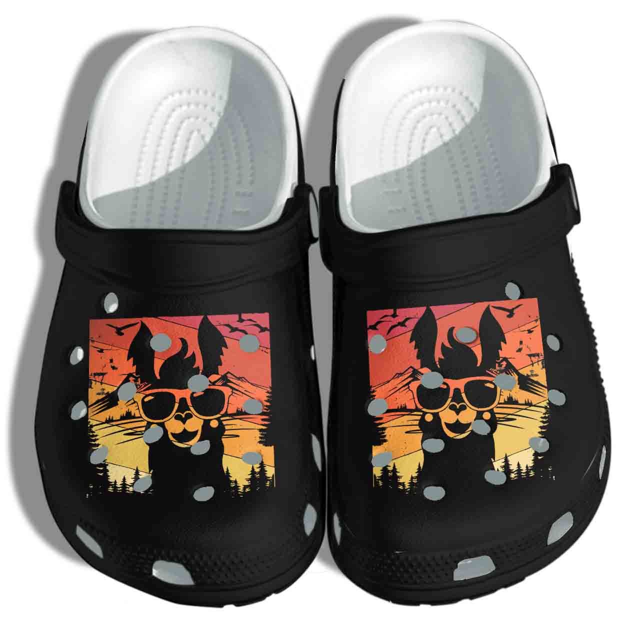 Llama Shoes – Retro Style Alpaca Crocs Clog Clog Birthday Gift For Man Woman Daughter Son Llama Shoes – Retro Style Alpaca Crocs Clog Clog Birthday Gift For Man Woman Daughter Son