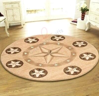 Lone Star Round Carpet Floor Rug Living Room Bedroom Decor Round Area Rug Carpet Lone Star Round Carpet Floor Rug Living Room Bedroom Decor Round Area Rug Carpet