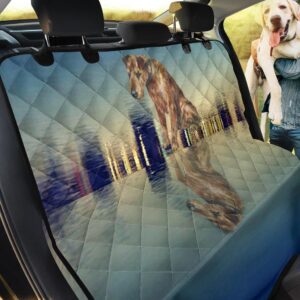 Lonely Irish Terrier Design Car Back Seat Cover Dog Car Seat Covers - a65c4b3c6ad8