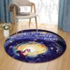 Love Book Round Carpet Floor Rug Living Room Bedroom Decor Round Area Rug Carpet