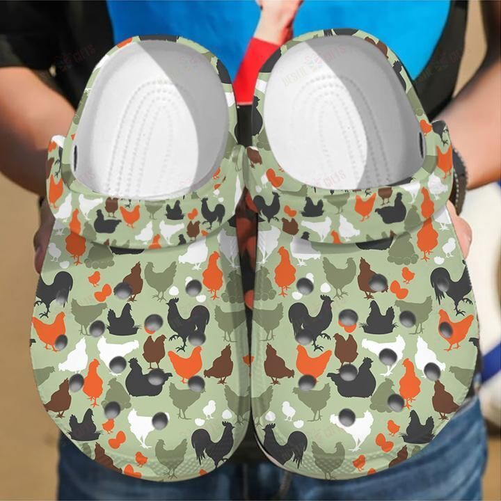 Love Chicken Crocs Clog Classic Clogs Shoes Love Chicken Crocs Clog Classic Clogs Shoes