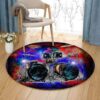 Love Drum Round Carpet Floor Rug Living Room Bedroom Decor Round Area Rug Carpet