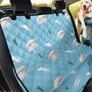 Love Extreme Sport Paratrooper Car Back Seat Cover Dog Car Seat Covers