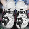 Love My Black Cat Crocs Clog Classic Clog Shoes