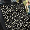 Love Nature Black Daisy Floral Car Back Seat Cover Dog Car Seat Covers - 6c2969d79440