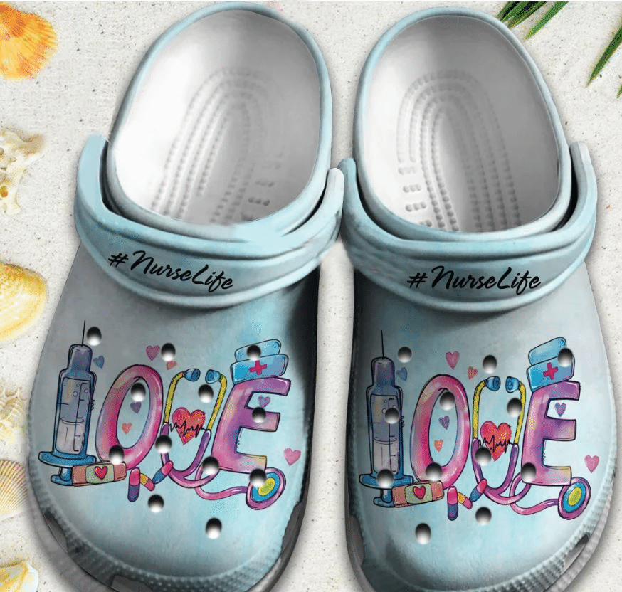 Love Nurse Life Crocs Clog Shoes Crocbland – Custom Shoe Clog Birthday Gift For Man Woman Doctor Nurse Love Nurse Life Crocs Clog Shoes Crocbland – Custom Shoe Clog Birthday Gift For Man Woman Doctor Nurse