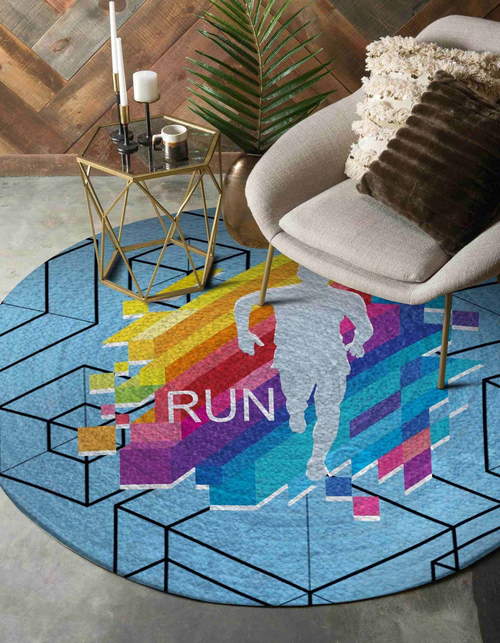 Love Running Round Carpet Floor Rug Living Room Bedroom Decor Round Area Rug Carpet Love Running Round Carpet Floor Rug Living Room Bedroom Decor Round Area Rug Carpet