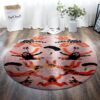 Love Skydiving 1 Round Carpet Floor Rug Living Room Bedroom Decor Round Area Rug Carpet