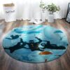 Love Skydiving Round Carpet Floor Rug Living Room Bedroom Decor Round Area Rug Carpet