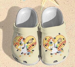 Love Unicorn Softball Crocs Clog Shoes Crocband Clog Comfortable For Mens And Womens