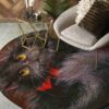 Lovely Cat Round Carpet Floor Rug Living Room Bedroom Decor Round Area Rug Carpet