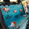 Lovely Comet Goldfish In Ocean Design Car Back Seat Cover Dog Car Seat Covers - 2e81b8bbe7fb