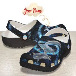 Lovely Dolphin Personalized Clog Custom Crocs Comfortablefashion Style Comfortable For Women Men Kid Print 3D
