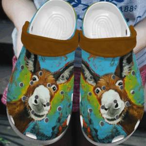 Lovely Donkey Shoes Clog – Funny Animal Farm Crocs Clog Crocbland Clog Birthday Gift For Man Woman