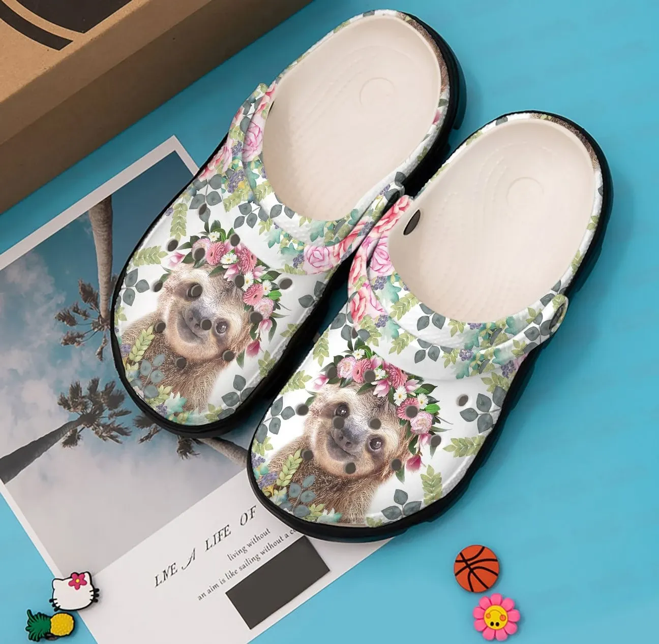 Lovely Sloth Personalized Clog Custom Crocs Comfortablefashion Style Comfortable For Women Men Kid Print 3D Lovely Sloth Personalized Clog Custom Crocs Comfortablefashion Style Comfortable For Women Men Kid Print 3D