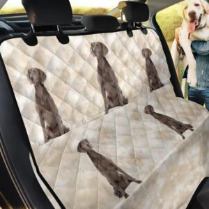 Lovely Weimaraner Dog Car Back Seat Cover Dog Car Seat Covers - dae2610e3357