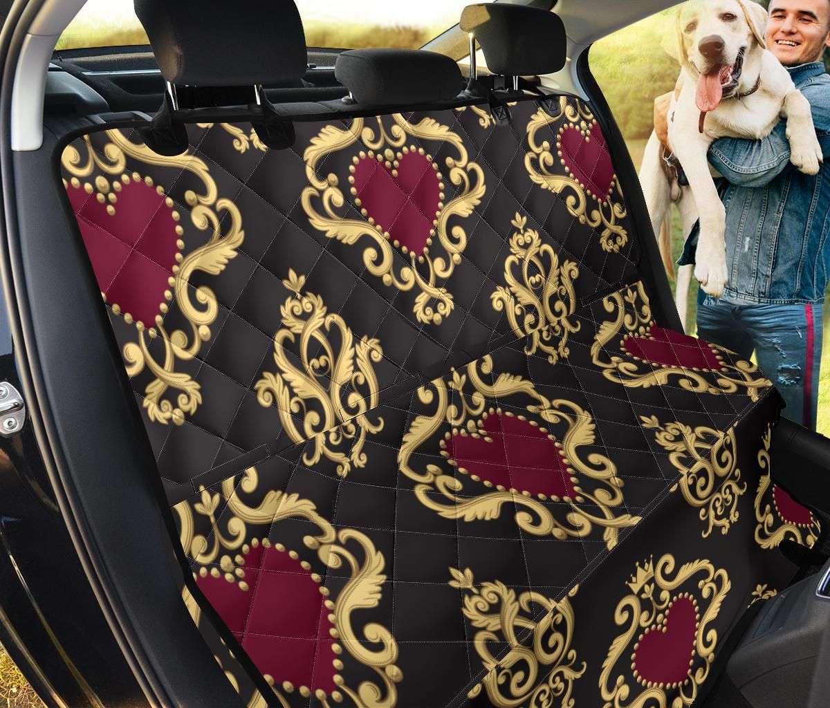 Luxury Royal Hearts Car Back Seat Cover Dog Car Seat Covers - 94038a8b2438 Luxury Royal Hearts Car Back Seat Cover Dog Car Seat Covers - 94038a8b2438
