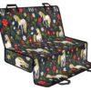 Magic Floral Unicorn Pattern Print Pet Car Back Seat Cover - cf39fdf46be4