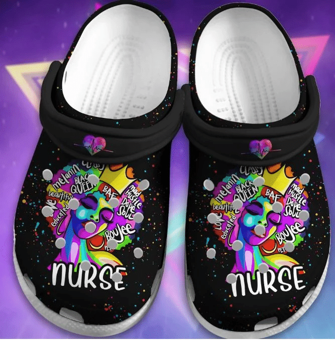 Magical Nurse Black Queen Crocs Clog Shoes – Beautiful Educated Crocs Clog Crocbland Clog Birthday Gift For Woman Girl Daughter Sister Friend Magical Nurse Black Queen Crocs Clog Shoes – Beautiful Educated Crocs Clog Crocbland Clog Birthday Gift For Woman Girl Daughter Sister Friend