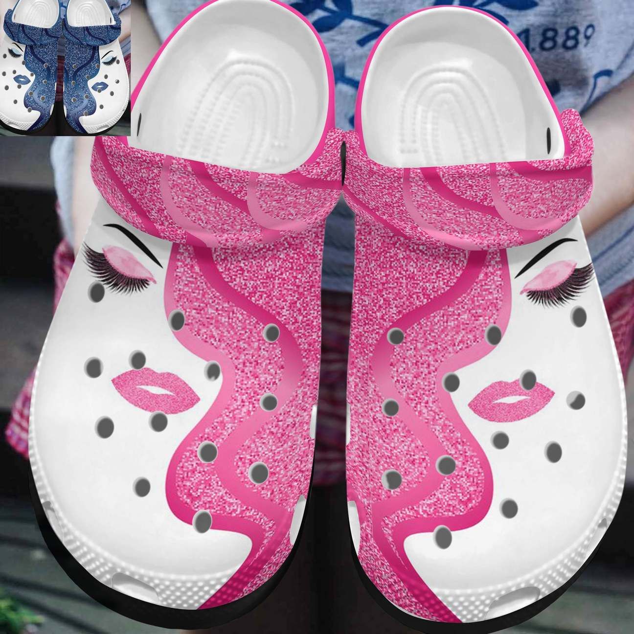 Makeup Artist Personalized Clog Custom Crocs Comfortablefashion Style Comfortable For Women Men Kid Print 3D Beautiful Makeup Artist Personalized Clog Custom Crocs Comfortablefashion Style Comfortable For Women Men Kid Print 3D Beautiful