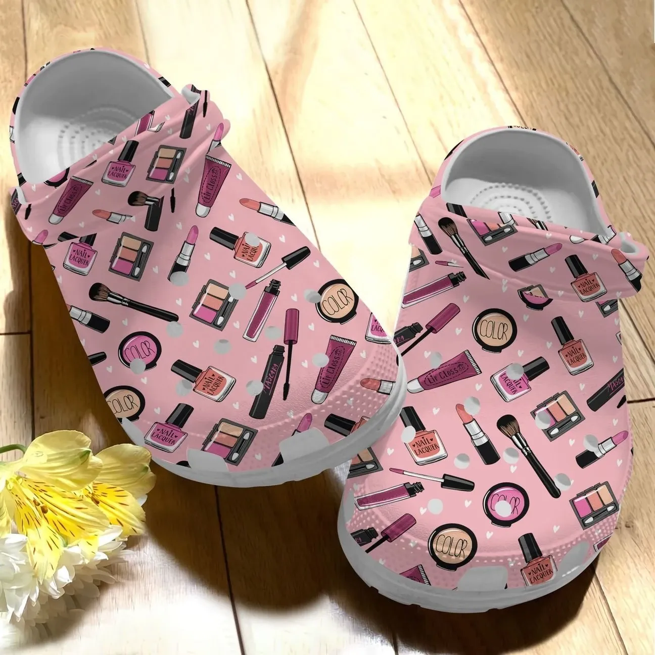 Makeup Personalize Clog Custom Crocs Fashionstyle Comfortable For Women Men Kid Print 3D Whitesole Makeup Products Makeup Personalize Clog Custom Crocs Fashionstyle Comfortable For Women Men Kid Print 3D Whitesole Makeup Products