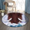 Mammoth Round Carpet Floor Rug Living Room Bedroom Decor Round Area Rug Carpet