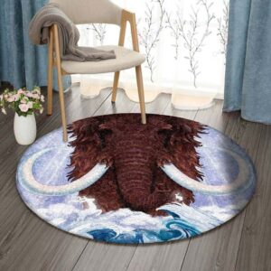 Mammoth Round Carpet Floor Rug Living Room Bedroom Decor Round Area Rug Carpet