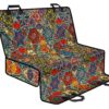 Mandala Star Bohemian Pattern Print Pet Car Back Seat Cover - ea1891c8ec96