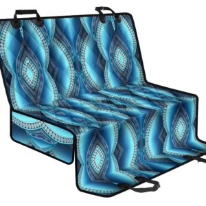 Mandala Waves Bohemian Pattern Print Pet Car Back Seat Cover - 577c216c46a7