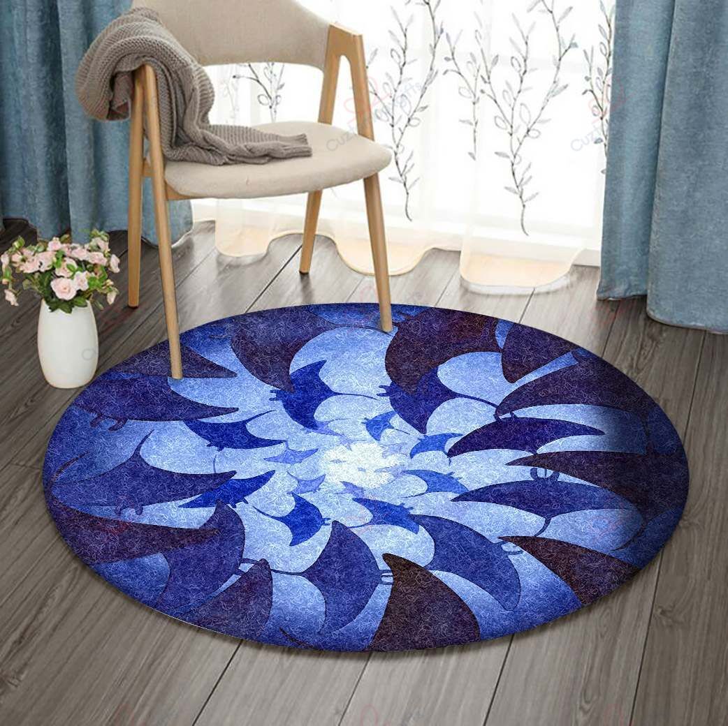 Mantas Ocean Round Carpet Floor Rug Living Room Bedroom Decor Round Area Rug Carpet Mantas Ocean Round Carpet Floor Rug Living Room Bedroom Decor Round Area Rug Carpet