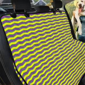 Mardi Gras Fat Tuesday Zig Zag Car Back Seat Cover Dog Car Seat Covers - 7f387d161c32