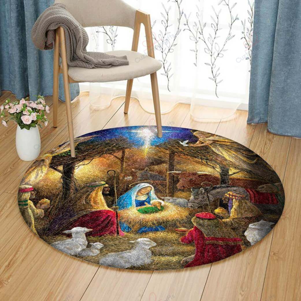 Mary Mother Of Jesus Round Carpet Floor Rug Living Room Bedroom Decor Round Area Rug Carpet Mary Mother Of Jesus Round Carpet Floor Rug Living Room Bedroom Decor Round Area Rug Carpet