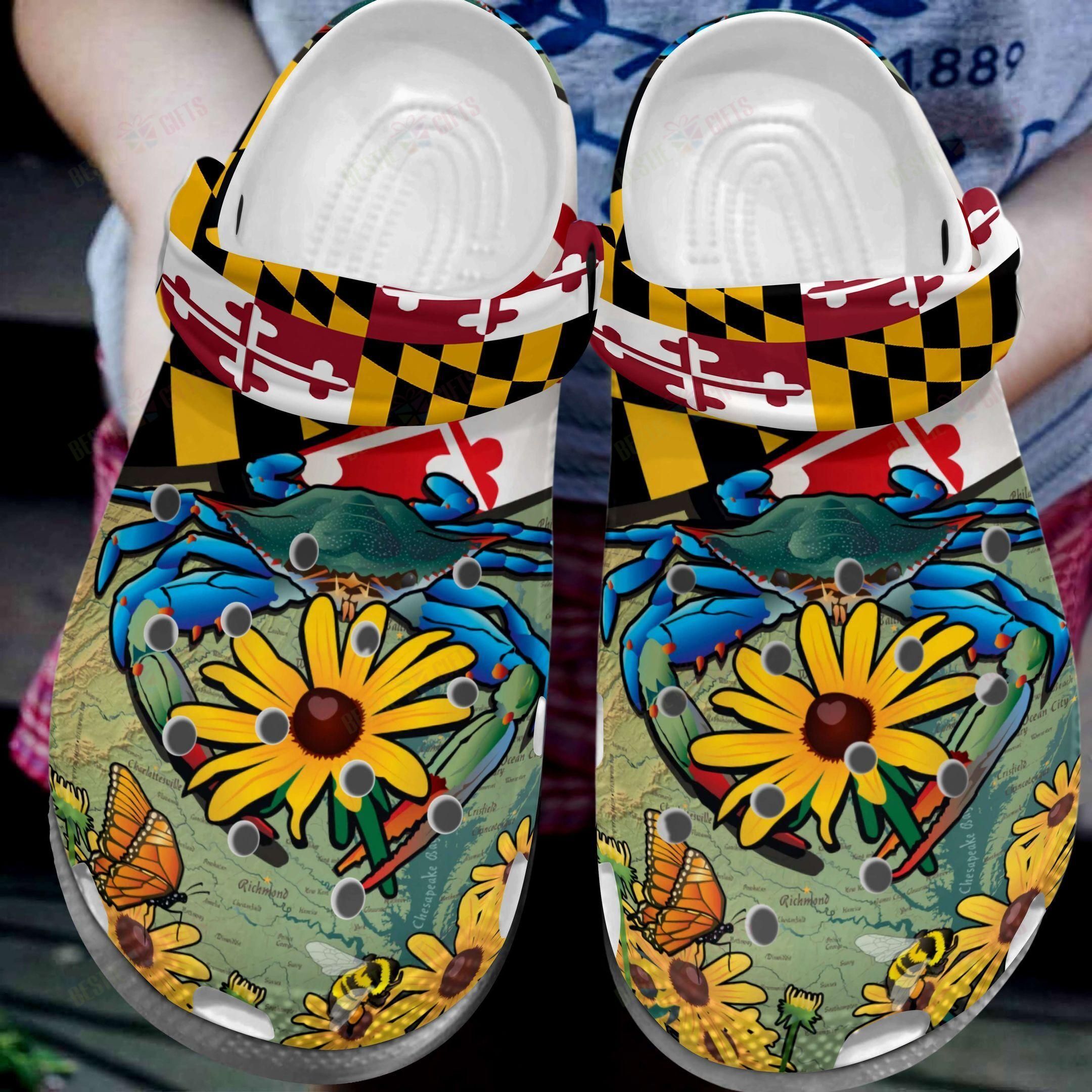 Maryland Crocs Clog Classic Clog Citizen Pride Shoes Maryland Crocs Clog Classic Clog Citizen Pride Shoes
