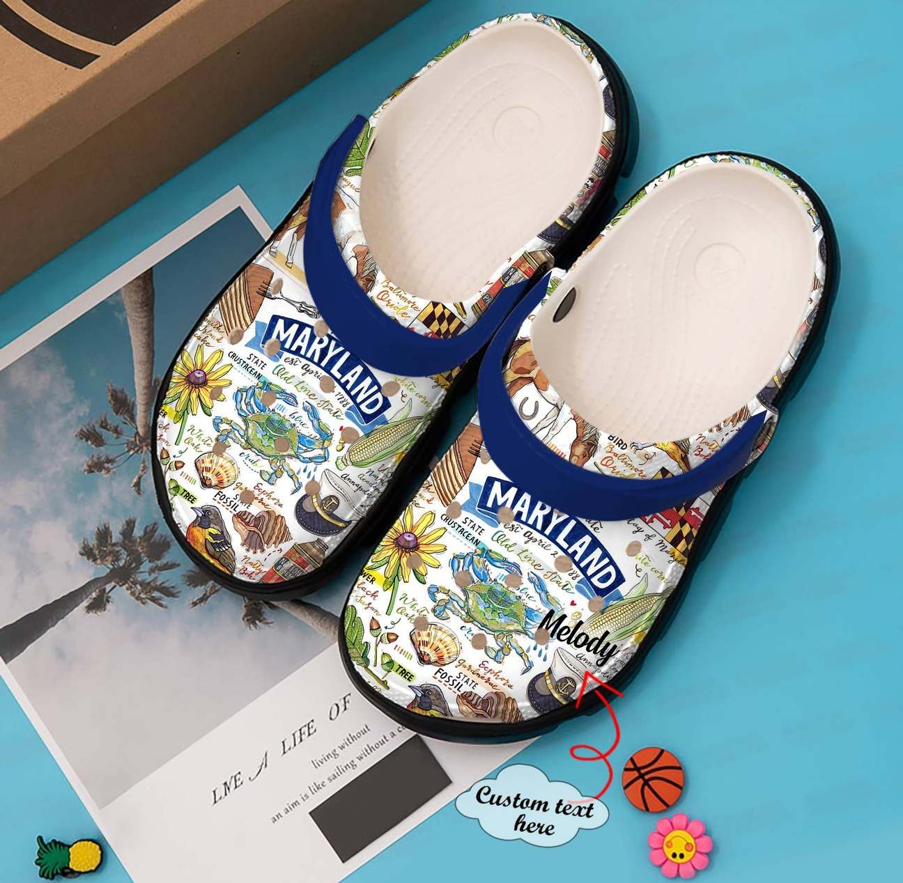 Maryland Personalized Clog Custom Crocs Comfortablefashion Style Comfortable For Women Men Kid Print 3D Maryland Lover Maryland Personalized Clog Custom Crocs Comfortablefashion Style Comfortable For Women Men Kid Print 3D Maryland Lover