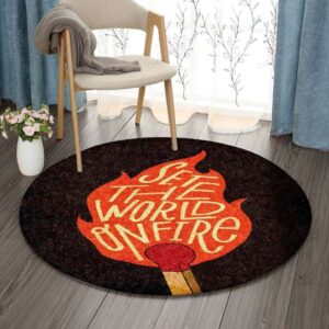Matches Round Carpet Floor Rug Living Room Bedroom Decor Round Area Rug Carpet