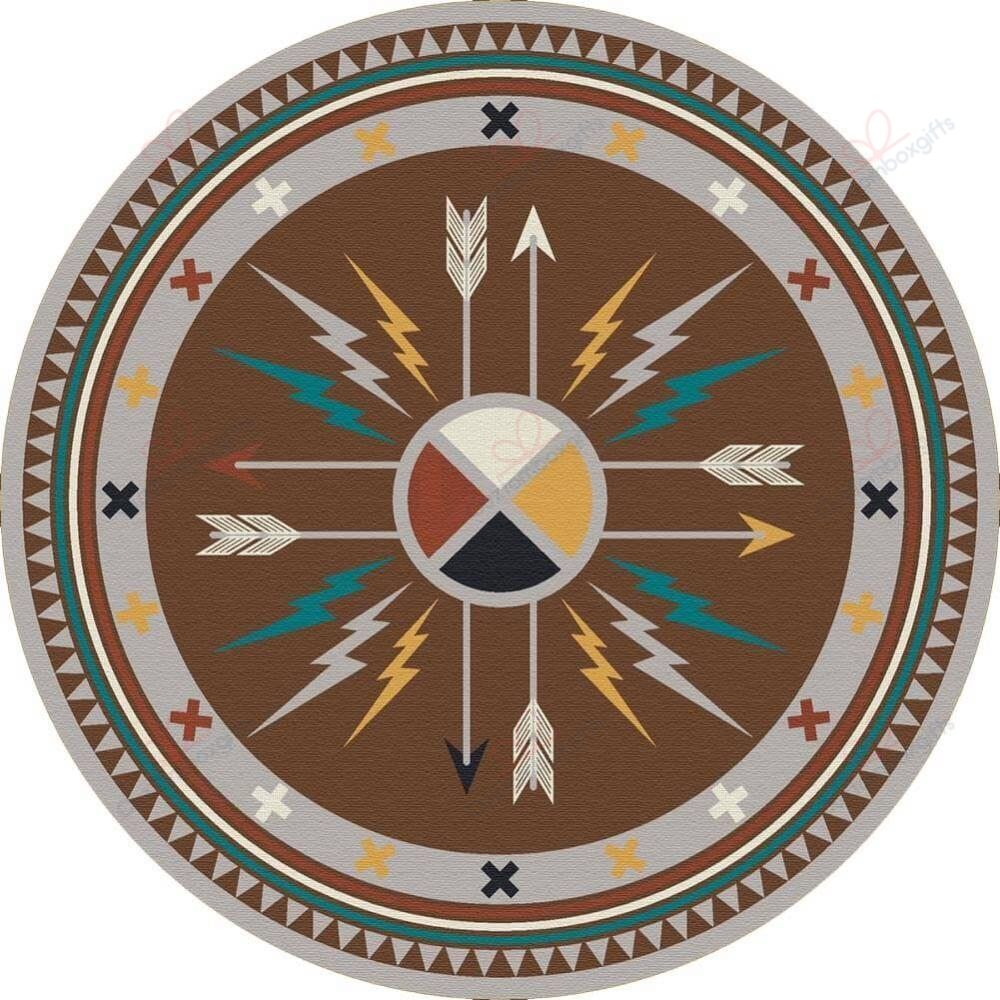 Medicine Wheel Round Carpet Floor Rug Living Room Bedroom Decor Round Area Rug Carpet Medicine Wheel Round Carpet Floor Rug Living Room Bedroom Decor Round Area Rug Carpet