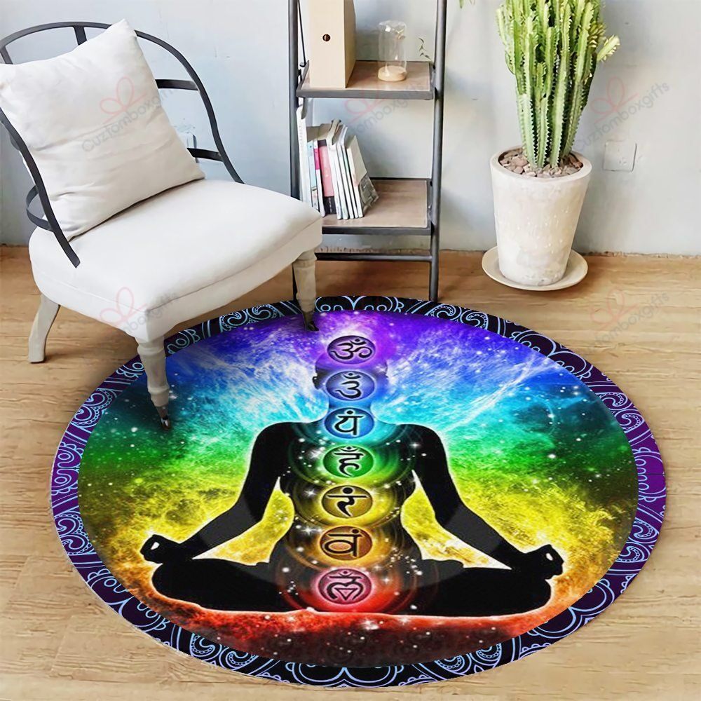 Meditation Chakra Element Round Carpet Floor Rug Living Room Bedroom Decor Round Area Rug Carpet Meditation Chakra Element Round Carpet Floor Rug Living Room Bedroom Decor Round Area Rug Carpet