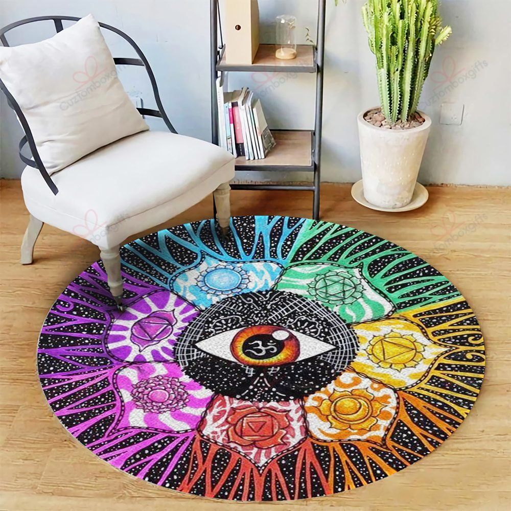 Meditation Charka Ohm Round Carpet Floor Rug Living Room Bedroom Decor Round Area Rug Carpet Meditation Charka Ohm Round Carpet Floor Rug Living Room Bedroom Decor Round Area Rug Carpet