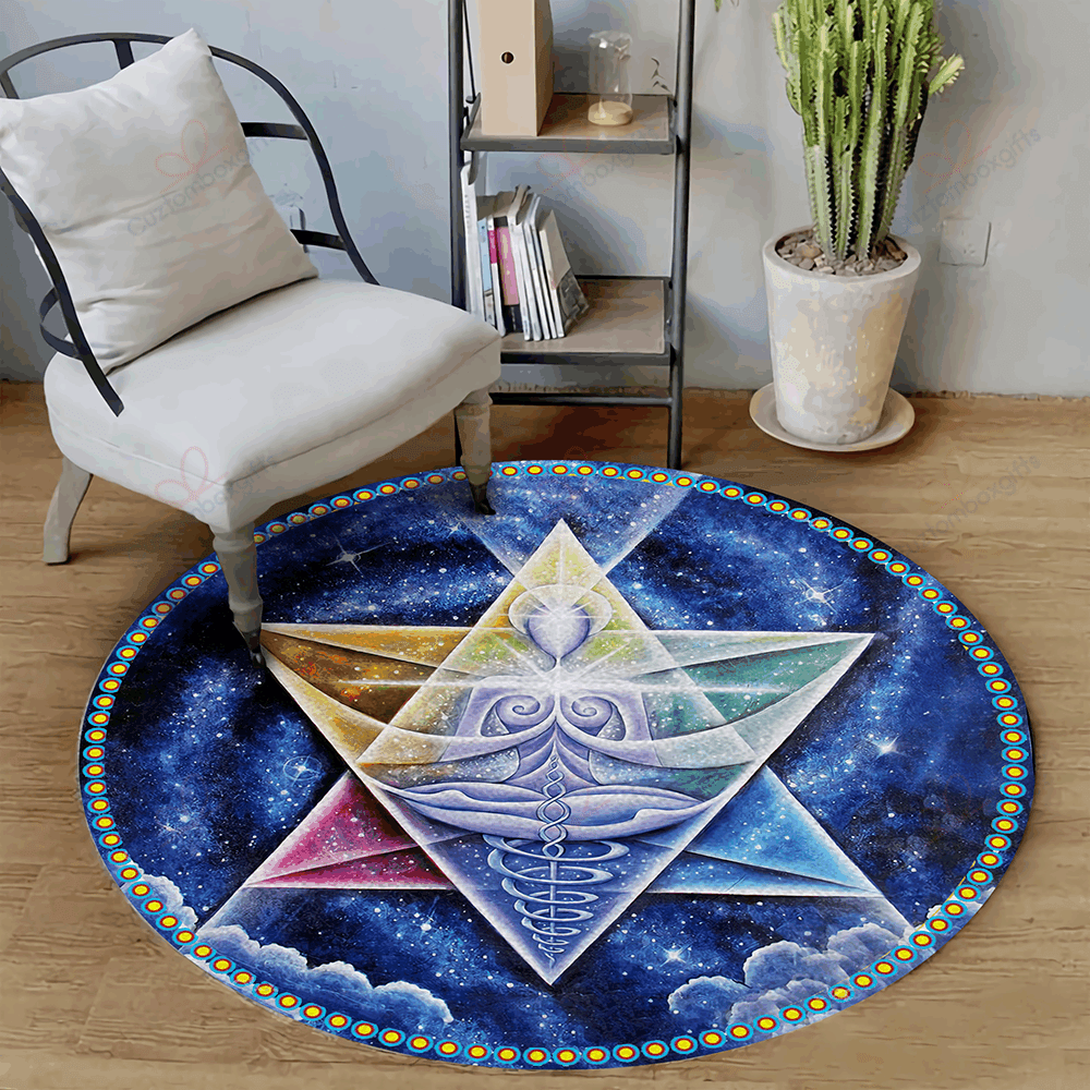Meditation Elemen Round Carpet Floor Rug Living Room Bedroom Decor Round Area Rug Carpet Meditation Elemen Round Carpet Floor Rug Living Room Bedroom Decor Round Area Rug Carpet