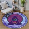 Meditation Falm Down Round Carpet Floor Rug Living Room Bedroom Decor Round Area Rug Carpet