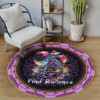 Meditation Ohm Balance Round Carpet Floor Rug Living Room Bedroom Decor Round Area Rug Carpet